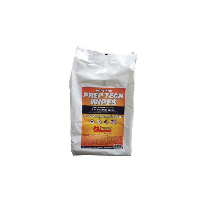 RBL Products, Inc. USB4PNT Anti-Static Prep Tech Wipe, 11 x 15-1/2 in, Pouch