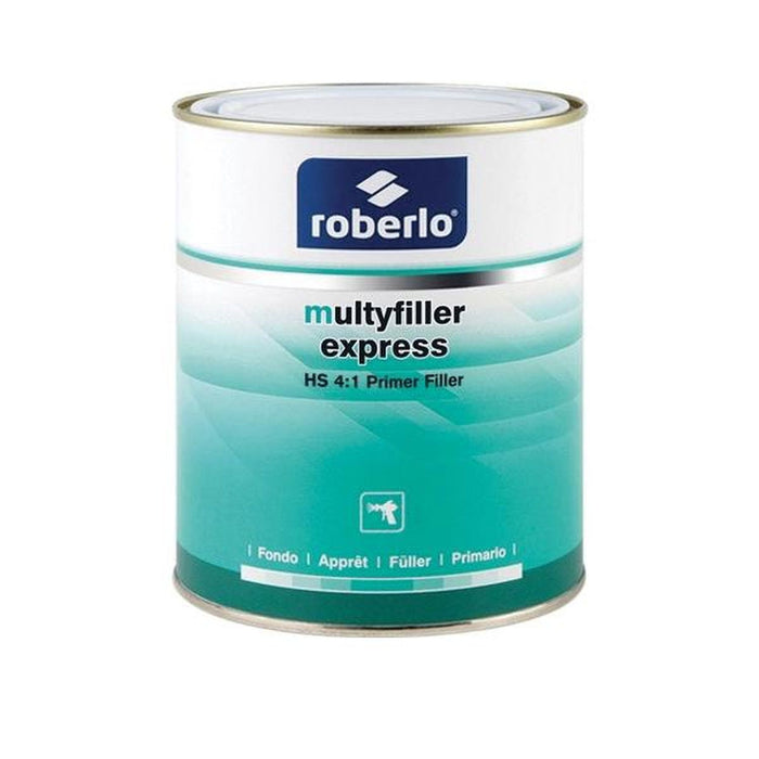 ROBERLO Multyfiller Express Me1 62885 Acrylic Primer Filler, Lt Gray, 1 Liter