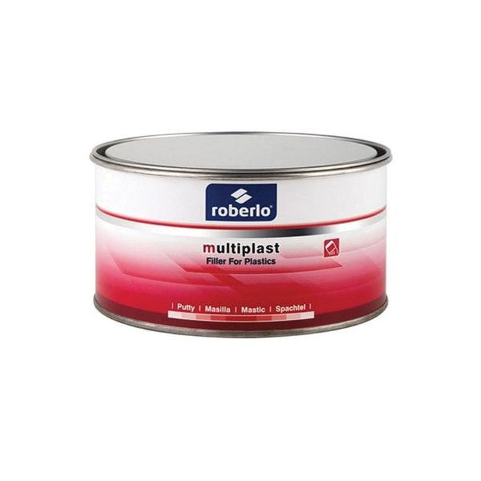 ROBERLO Multiplast 65158 Fast Drying Putty, Gray, 1 Kg