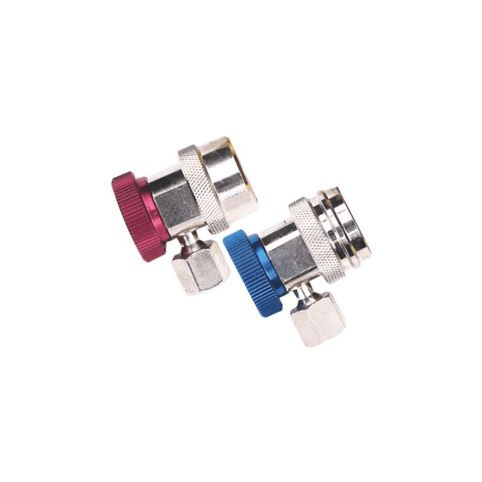 Robinair Low-side manual coupler, blue actuator for R-134a