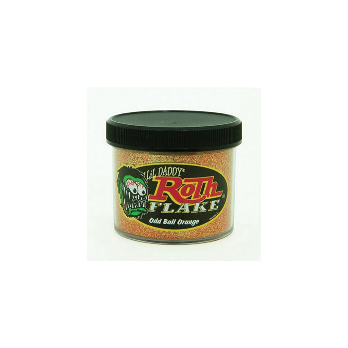 Roth Flake & Pearl Product Metal Flake RF103 2 oz Jar Odd Ball Orange