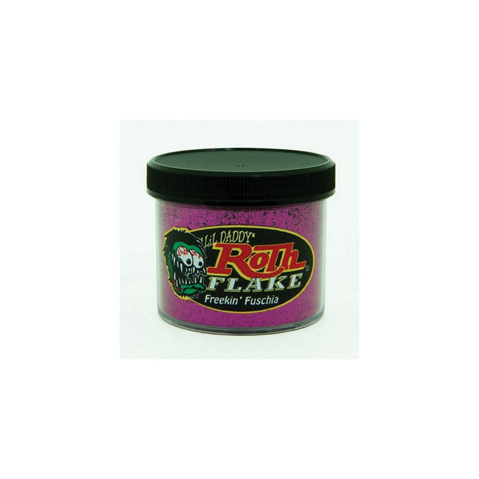 Roth Flake & Pearl Product Freekin Fuchsia Metal Flake RF107 2 oz Jar