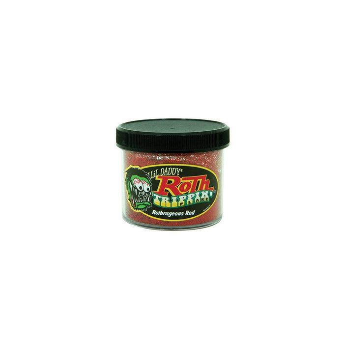 Roth Flake & Pearl Product TRF201 Trippin Metal Flake, 2 oz Jar, Holographic Red