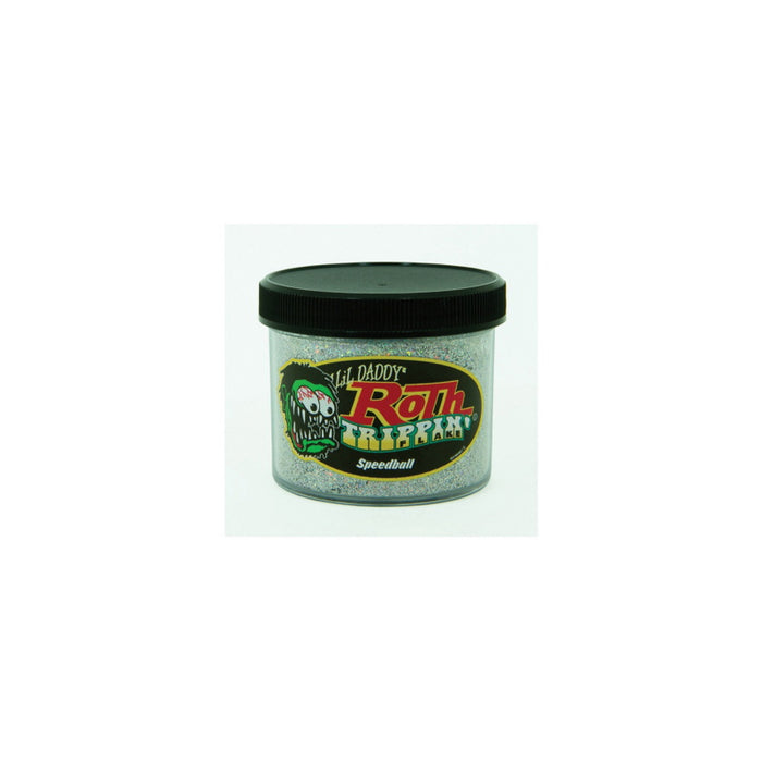 Roth Flake & Pearl TRF209 Holographic Silver Metal Flake 2 oz Jar