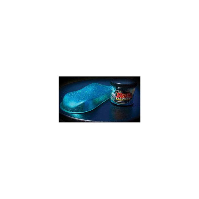 Roth Flake & Pearl Product TRF218 Trippin Metal Flake, 2 oz Jar, Holographic Teal โ view 3