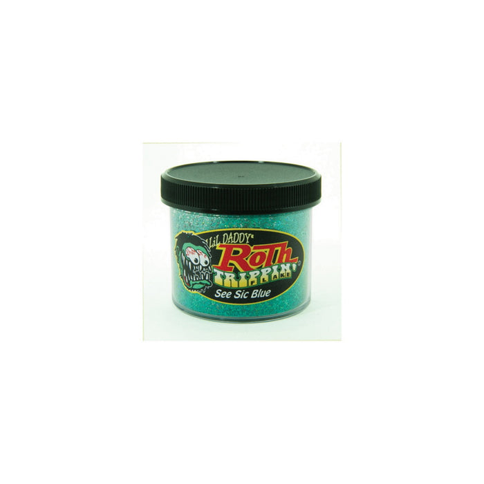 Roth Flake & Pearl Product Trippin Metal Flake TRF218, Holographic Teal, 2 oz Jar