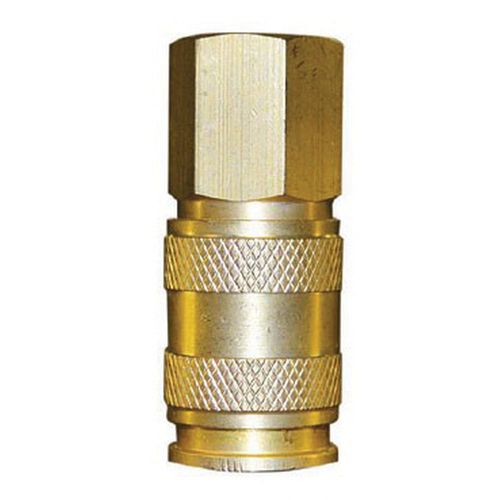 Reading Technologies, Inc. RTi HFFC-1 High Flow Quick Disconnect Coupler, 1/4 in, Female, Brass