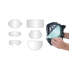 SAS® 1400-95 Peel Off Lens Cover, Use With: Full-Face Respirator