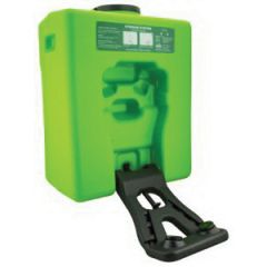 SAS® 5134-00 Portable Emergency Eyewash Station, Plastic, High-Visibility Green, Wall Mount