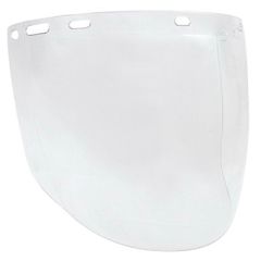 SAS® 5155 Replacement Shield, Polycarbonate, Clear, Use With: 5145 Deluxe Face Shield