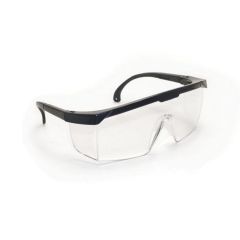 SAS® Hornets™ 5270 Safety Glasses, Universal, Clear Lens, Black Frame