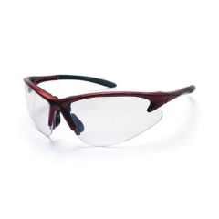 SAS® DB2™ 540-0400 Lightweight Safety Glasses, Clear Lens, Red Frame
