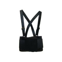 SAS® 7163 Deluxe Back Support Belt, Large, Polyester, Black