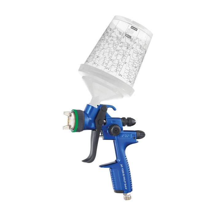 SATAjet 1500 B SoLV 1010925 HVLP Solvent Spray Gun with Cup, 1.3 mm Nozzle, 0.3, 0.6, 0.9 L Capacity