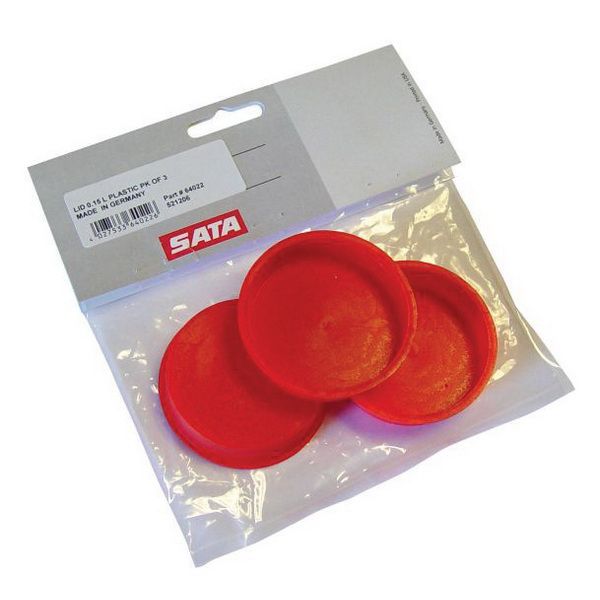 SATA 64022 Cup Lid, Plastic, Use With: 0.15 L Reusable Gravity Flow Aluminum Cup