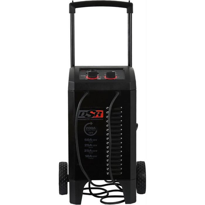 Schumacher Electric 12V/24V ProSeries Manual Wheel Battery Charger/ Engine Starter β view 2