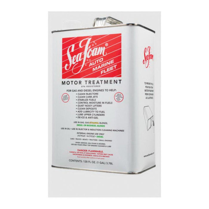 SEA-FOAM Seafoam Sf128 Motor Treatment, 1 Gal, Can, Liquid, Clear, Typical