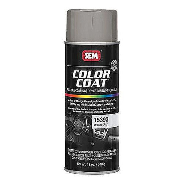 Color Coat™ 15393 Specialty Flexible Coating, 16 oz, Med Gray, No VOC VOC, 1:10 Mixing, 10 sq-ft Coverage