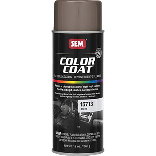 SEM Color Coat 15713 Flexible Coating, 16 oz Aerosol Can, Ladera, 24 hr Curing, Aerosol