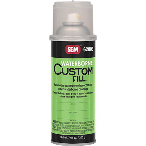SEM Custom Fill 62003 Aerosol Blank 16 oz - Compatible with waterborne basecoats