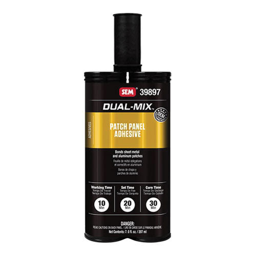 Dual-Mix™ 39897 Patch Panel Adhesive, 7 oz Cartridge, Liquid, Opaque Cream, 10 min at 70 deg F Application