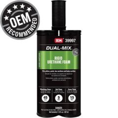 Dual-Mix™ 39997 Rigid Urethane Foam, 7 oz Cartridge, Yellow, Liquid, 15 min Curing