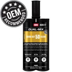 Dual-Mix™ 40517 Urethane Adhesive, 7 oz Cartridge, Liquid, Black