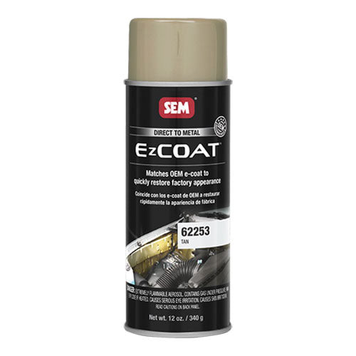 EZ Coat™ 62253 Direct-To-Metal Coating, 16 oz, Tan, 13 sq-ft at 1 mil DFT Coverage, 30 min Dry Curing
