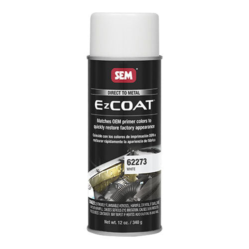 EZ Coat™ 62273 Direct-To-Metal Coating, 16 oz, White, 13 sq-ft at 1 mil DFT Coverage, 30 min Dry Curing