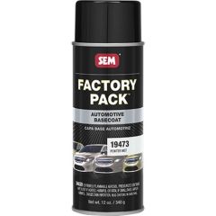 Factory Pack™ 19473 Automotive Basecoat, 16 oz Aerosol Can, Pewter Met, RTU Mixing