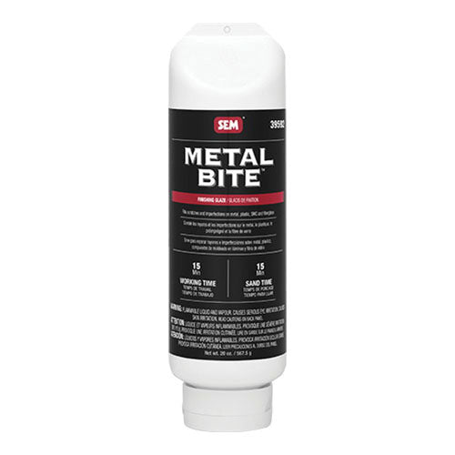 SEM Metal Bite 39592 Finishing Glaze, 24 oz Tube, Liquid β Light Blue