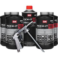 Rock-It Xc™ 46650 Truck Bed Liner And Protective Coating Kit, Black, 120 Sq-Ft/Gal Coverage