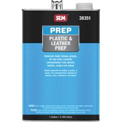 Sem® Prep 38351 Plastic And Leather Prep, 1 Gal Can, Clear, Liquid, 744.9 G/L Voc