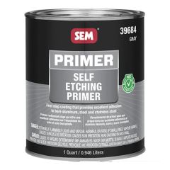 SEM® 39684 Self-Etching Primer, 1 qt Round Can, Gray, 272.4 g/L VOC