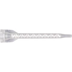 SEM® 70020 Turbo Static Mixer, 3-3/4 in L, 1.7 oz Nozzle, Pack of 6, Plastic, Clear