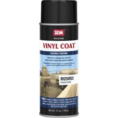SEM® Vinyl Coat™ M25053 Flexible Coating, 16 oz Aerosol Can, Ranger Black, 24 hr Curing, Aerosol