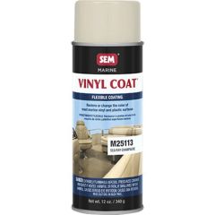 SEM® Vinyl Coat™ M25113 Flexible Coating, 16 oz Aerosol Can, Sea Ray Champagne, 24 hr Curing, Aerosol