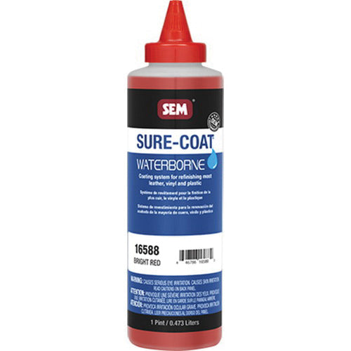 SEM Sure-Coat 16588 Waterborne Mixing System 1 pt Bright Red Liquid