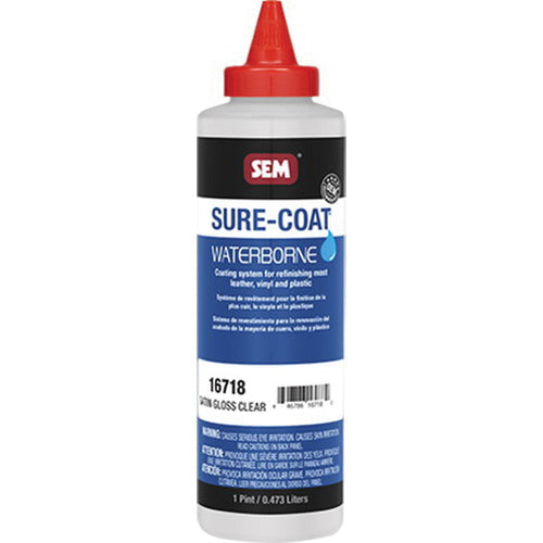SEM Sure-Coat 16718 Waterborne Mixing System, 1 pt Can, Satin Gloss Clear, Liquid โ view 3