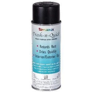 Seymour Paints Fresh-N-Quick 11-3 Multi-Purpose Enamel Spray Paint, 16 fl-oz Aerosol Can, Black, 12