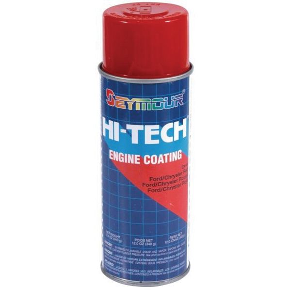 Seymour Paints Hi-Tech EN-44 Engine Enamel Spray Paint, 16 fl-oz Aerosol Can, Ford-Chrysler Red, 15