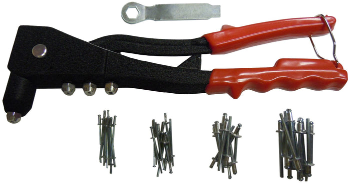S & G Tool Aid Corp. AID 19200 Heavy-Duty Hand Riveter Kit, 3/32 in, 1/8 in, 5/32 in, 3/16 in