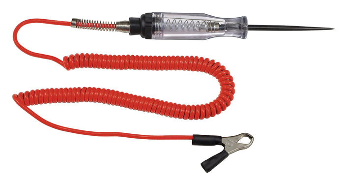 S & G Tool Aid Corp. Circuit Tester with 12' Retractable Wire & Battery Clip