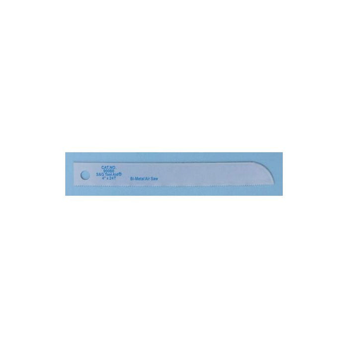 S & G Tool Aid Corp. AID 90060 All-Purpose Reciprocating Air Saw Blade, 24 TPI, 4 in L, Bi-Metal