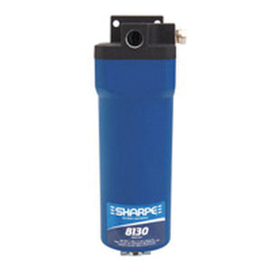 Sharpe 8130 Air Filter, 1/2 in NPT Inlet x 3/8 in NPT and 1/4 in NPT Plugged Port, 75 cfm, 5 um