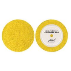 S.M. Arnold Spin Brite® 53-375 Polishing Pad, 7-1/2 in Dia, 1-1/2 in THK , Yellow