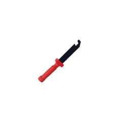 STECK 21715 Retainer Clip Release Tool, 10 in L, Steel/Nylon, Black/Red
