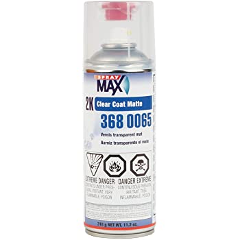 SprayMax® 3680065 2K Clear Coat, 11.2 oz, Matte
