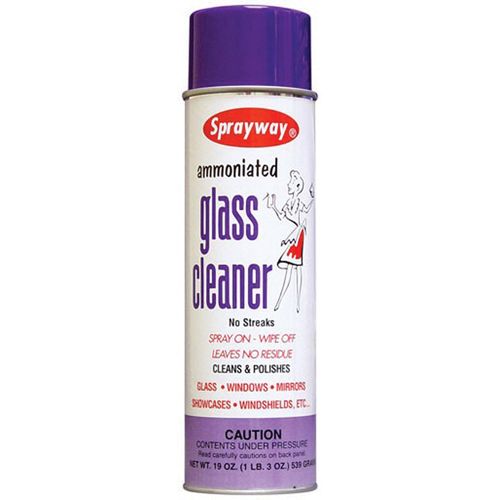 Sprayway, Inc. Sprayway SW043 Glass Cleaner, 20 oz Can, Clear, Spray Aerosol