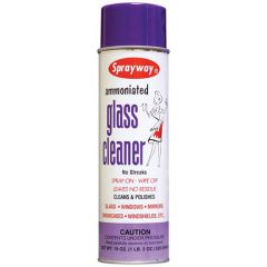 Sprayway® SW043 Glass Cleaner, 20 oz Can, Clear, Spray Aerosol